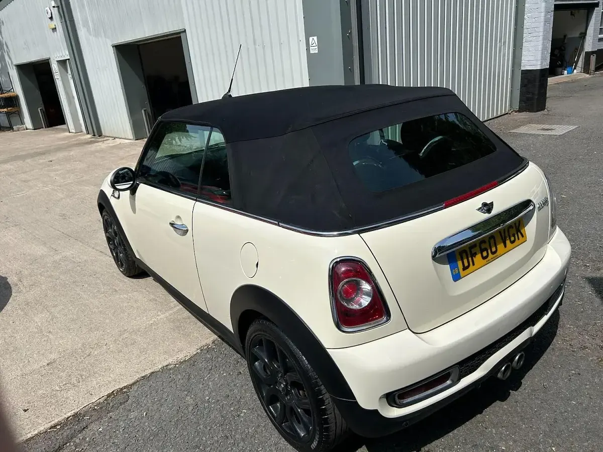 Used Mini Cooper S Cabriolet 2010 White Cabriolet
