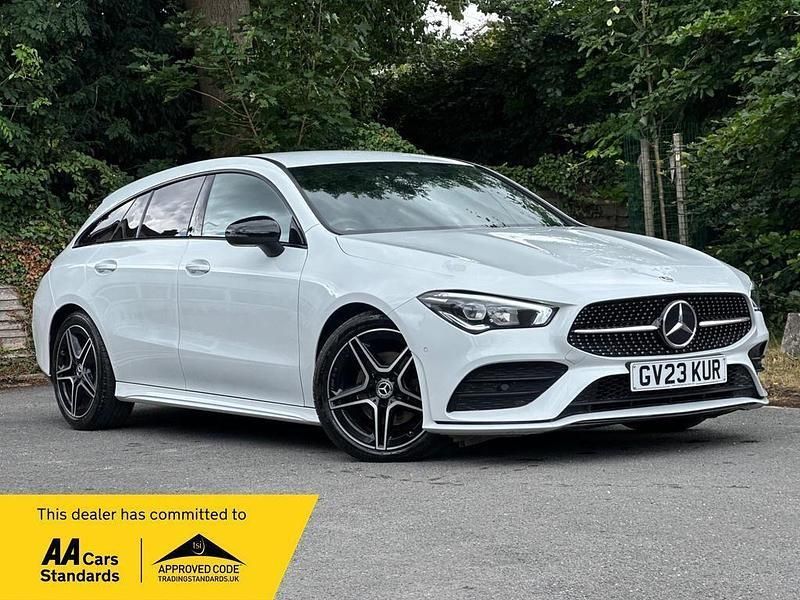White Used 2023 Mercedes CLA180 Shooting Brake Executive Estate | £22,690 (Fair price) - Image 1/3