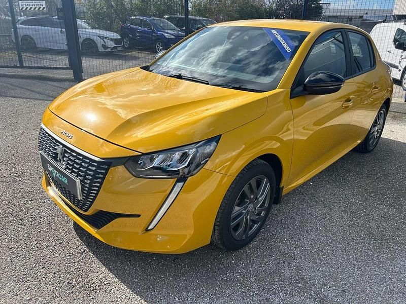 Used Peugeot 208 Active Premium 74 HP (54 kW) 2022 Yellow Hatchback