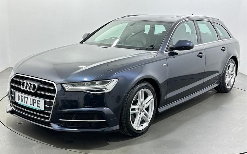 Begagnad Audi A6 S-Line 190 HK (139 kW) 2017 Blå Kombi