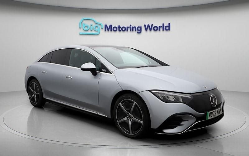 Used Mercedes EQE300 AMG line 180 kW (245 HP) 2022 Silver Sedan