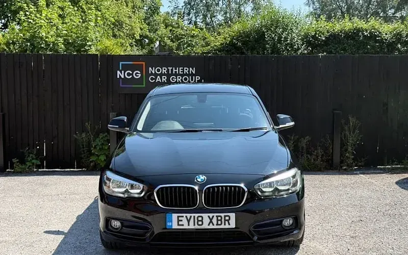 Used BMW 118 Sport Line 136 HP (100 kW) 2017 Black Hatchback