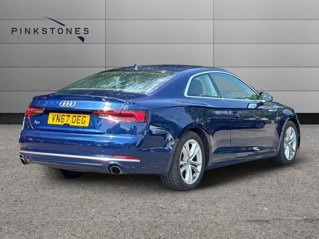 Used Audi A5 Sport 190 HP (139 kW) 2017 Blue Coupe