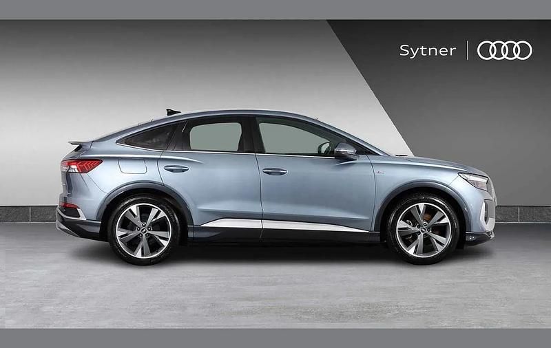 Used Audi Q4 Sportback e-tron S-Line 125 kW (170 HP) 2021 Blue SUV