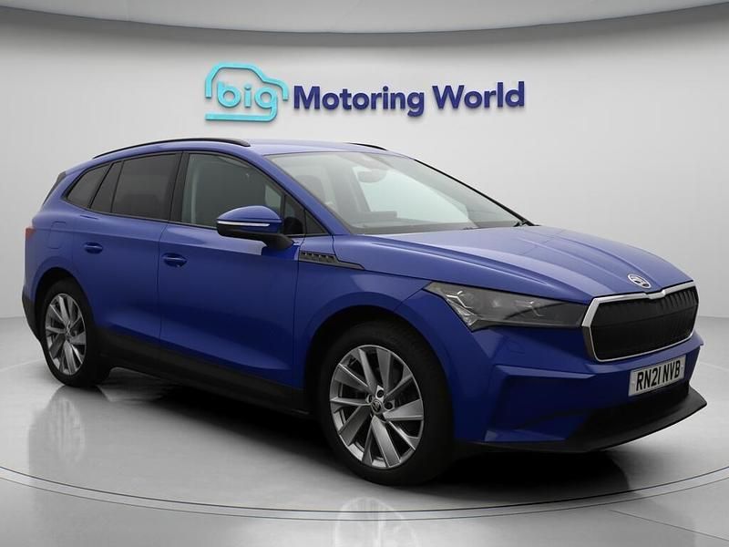 Blue Used 2021 Skoda Enyaq iV ecoSuite SUV | £17,000 (Fair price) - Image 1/4