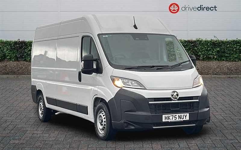 New Vauxhall Movano S 140 HP (102 kW) 2025 Solid  kaolin white MPV