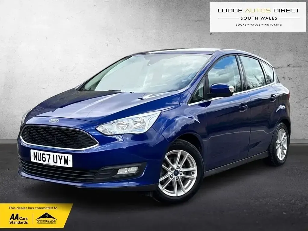 Second-hand Ford C-MAX Zetec 120 CP (88 kW) 2017 Albastru Monovolum
