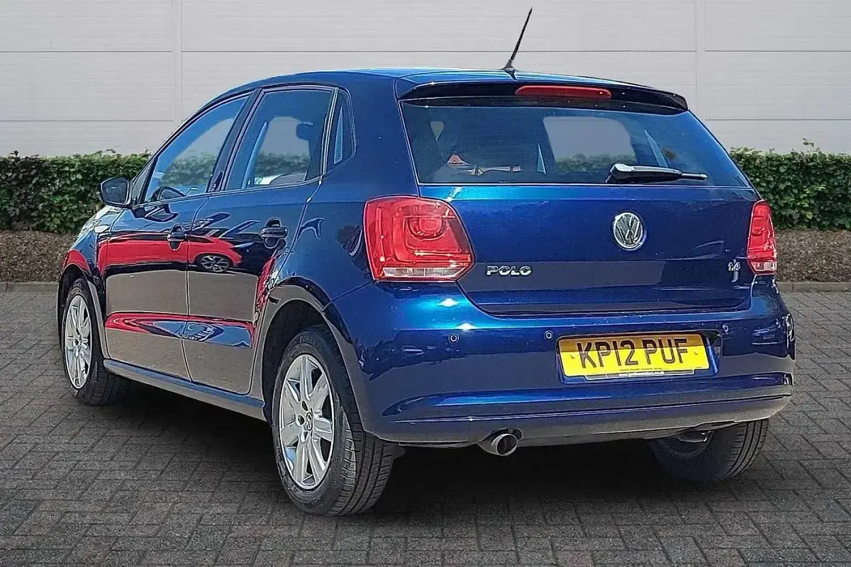 Used VW Polo Match 85 HP (62 kW) 2012 Blue Hatchback