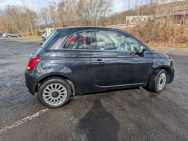 Used Fiat 500 Lounge 69 HP (50 kW) 2018 Black Hatchback