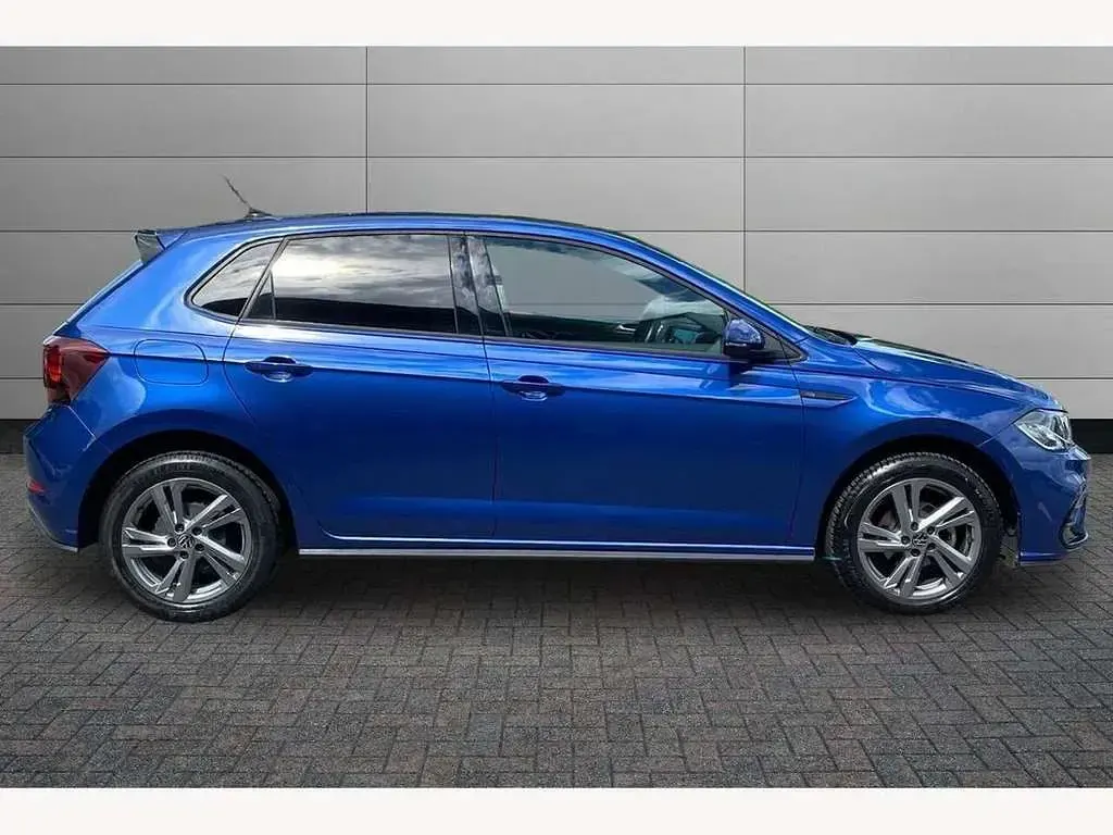Used VW Polo R-line 95 HP (69 kW) 2022 Blue Hatchback