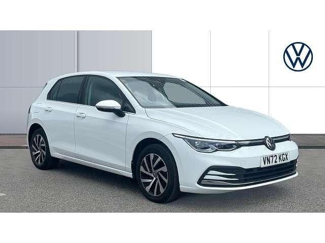 White Used 2022 VW Golf VIII Style Hatchback | £20,179 (Fair price) - Image 1/4