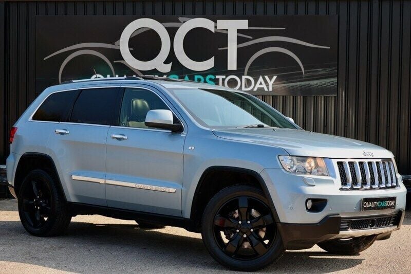 Blue Used 2012 Jeep Grand Cherokee Overland SUV | £10,995 - Image 1/4