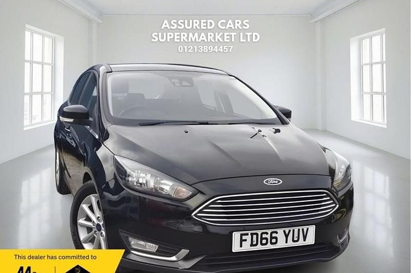 Black Used 2017 Ford Focus Titanium Hatchback | £6,485 (Good price) - Image 1/1