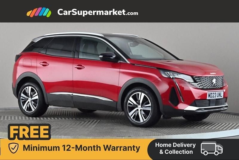 Red Used 2023 Peugeot 3008 Allure+ Hatchback | £16,197 (Good price) - Image 1/4