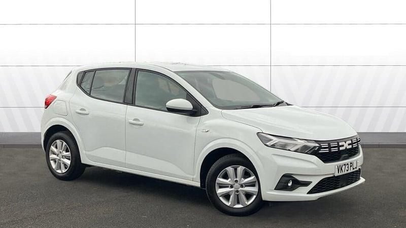 White Used 2023 Dacia Sandero Expression Hatchback | £11,381 (Good price) - Image 1/3
