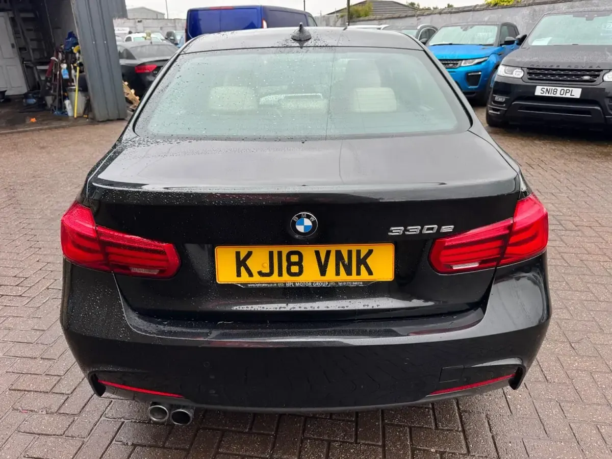 Used BMW 330e M Sport 2018 Black Sedan