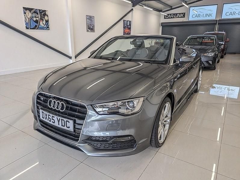 Used Audi Cabriolet S-Line 150 HP (110 kW) 2015 Grey Cabriolet
