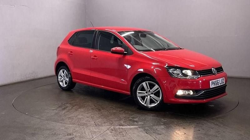 Red Used 2016 VW Polo Match Hatchback | £7,799 (Fair price) - Image 1/4