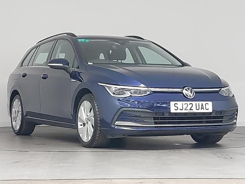 Used VW Golf VIII Style 150 HP (110 kW) 2022 Blue Estate