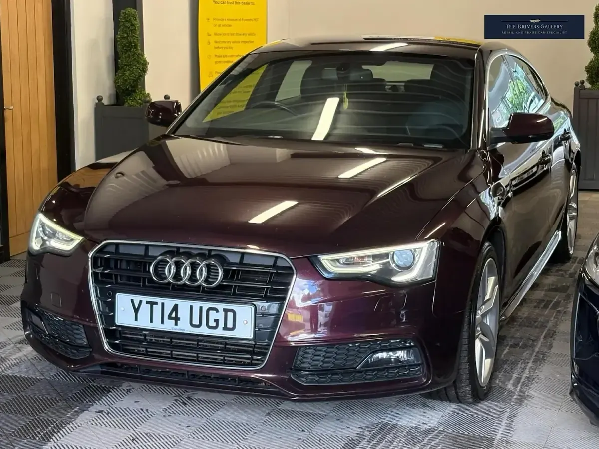 Used Audi A5 S-Line 2014 Red Coupe