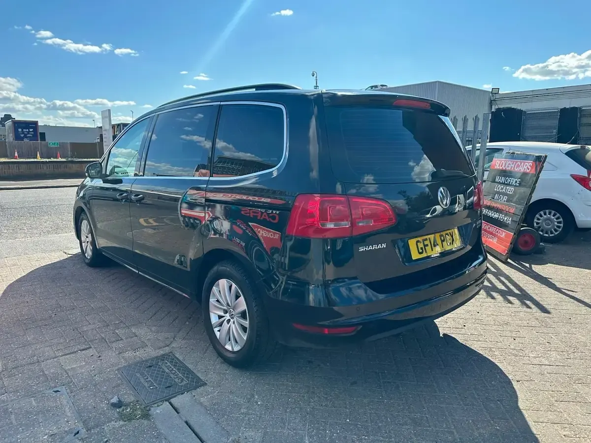 Used VW Sharan SE 140 HP (102 kW) 2014 Black MPV