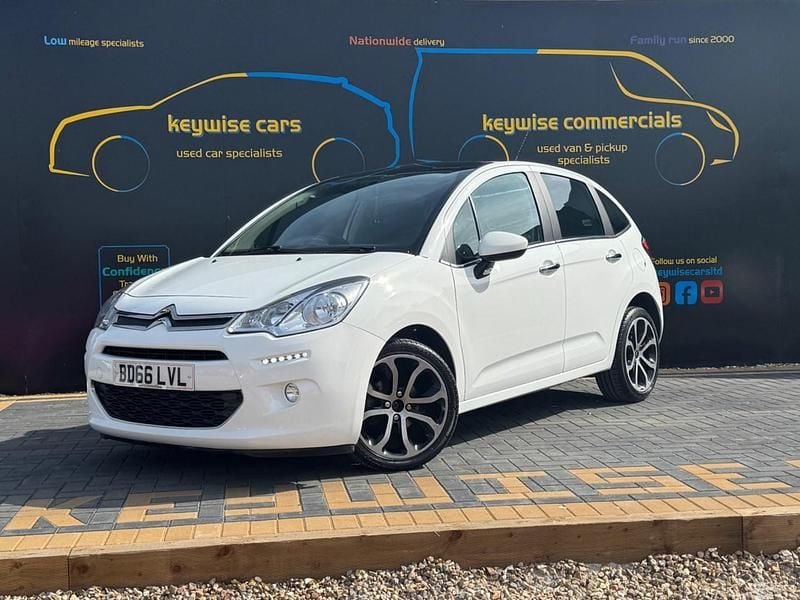 White Used 2016 Citroën C3 Platinum Hatchback | £8,990 (Fair price) - Image 1/4