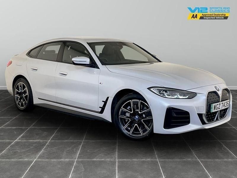 White Used 2022 BMW i4 M Sport Sedan | £27,695 (Good price) - Image 1/2