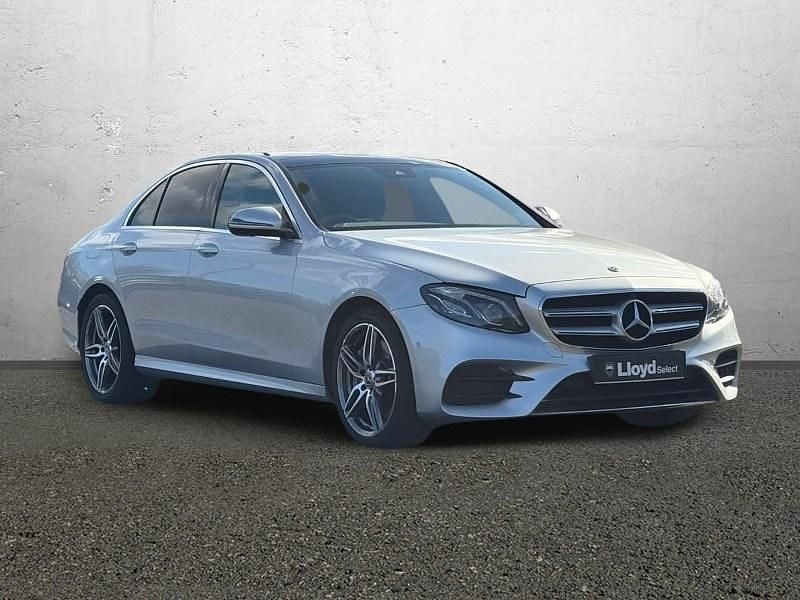 Used Mercedes E400 AMG line 340 HP (250 kW) 2019 Silver Sedan