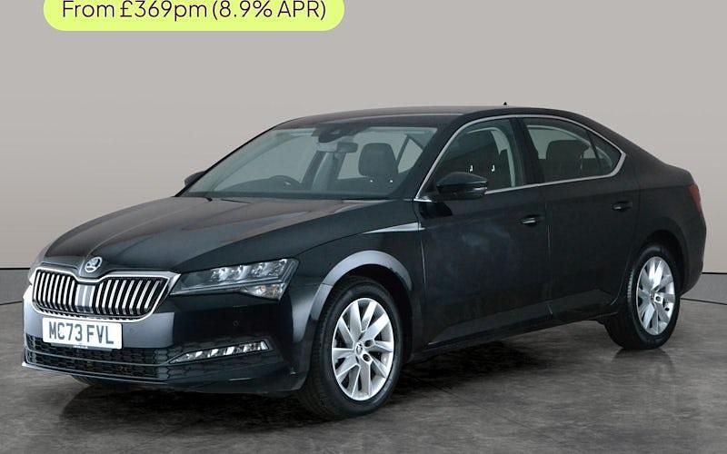 Used Skoda Superb SE 150 HP (110 kW) 2023 Black Hatchback