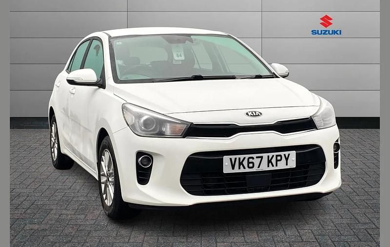 White Used 2017 Kia Rio Hatchback | £6,863 (Fair price) - Image 1/4