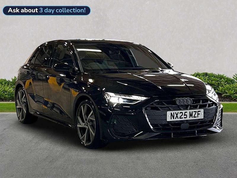 Black Used 2025 Audi A3 Black Edition Hatchback | £32,415 (Expensive) - Image 1/4