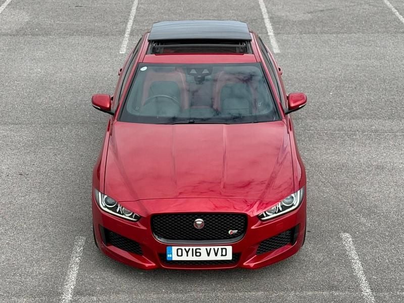 Used Jaguar XE Supercharged 2016 Red Sedan