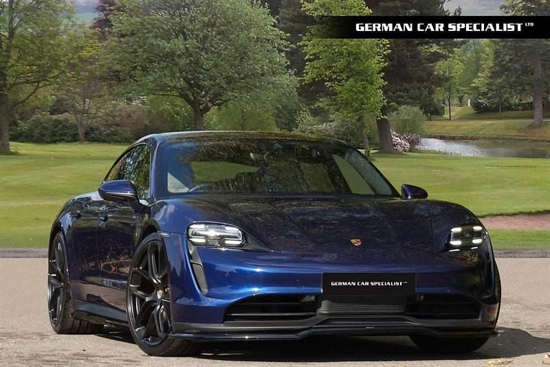 Blue Used 2021 Porsche Taycan Sedan | £47,990 (Fair price) - Image 1/4
