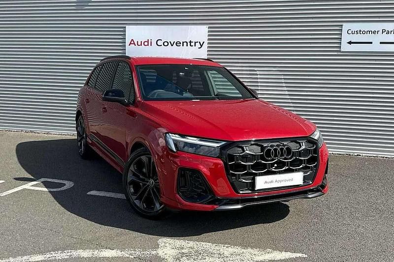 Chili red New 2025 Audi Q7 Black Edition SUV | £67,990 (Good price) - Image 1/4