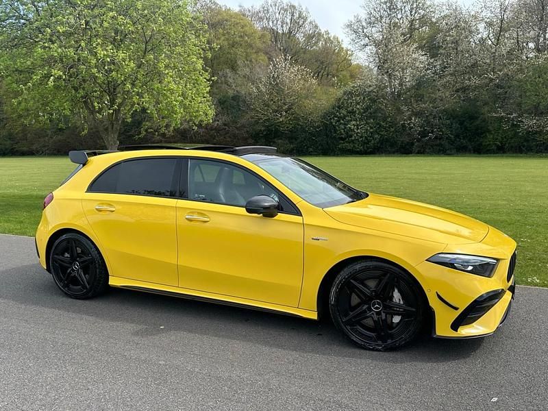 Used Mercedes A35 AMG Premium Plus 2023 Yellow Hatchback