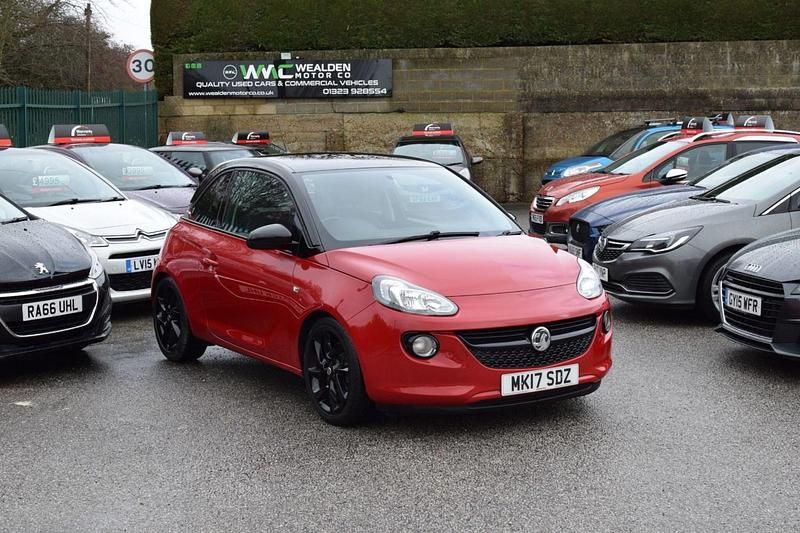 Used Vauxhall Adam S 70 HP (51 kW) 2017 Red Hatchback