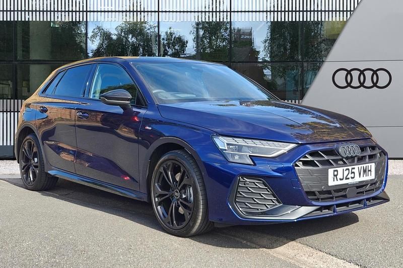 Blue Used 2025 Audi A3 Sportback e-tron Black Edition Hatchback | £32,990 - Image 1/4