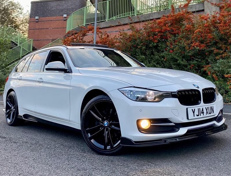 White Used 2014 BMW 320 Sport Line Estate | £6,995 (Fair price) - Image 1/4