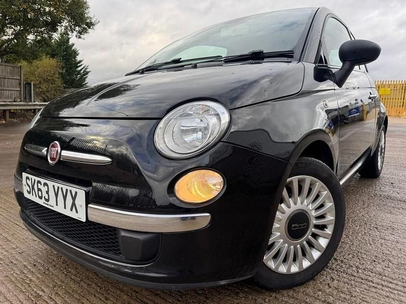 Black Used 2013 Fiat 500 Lounge Hatchback | £2,850 (Good price) - Image 1/4