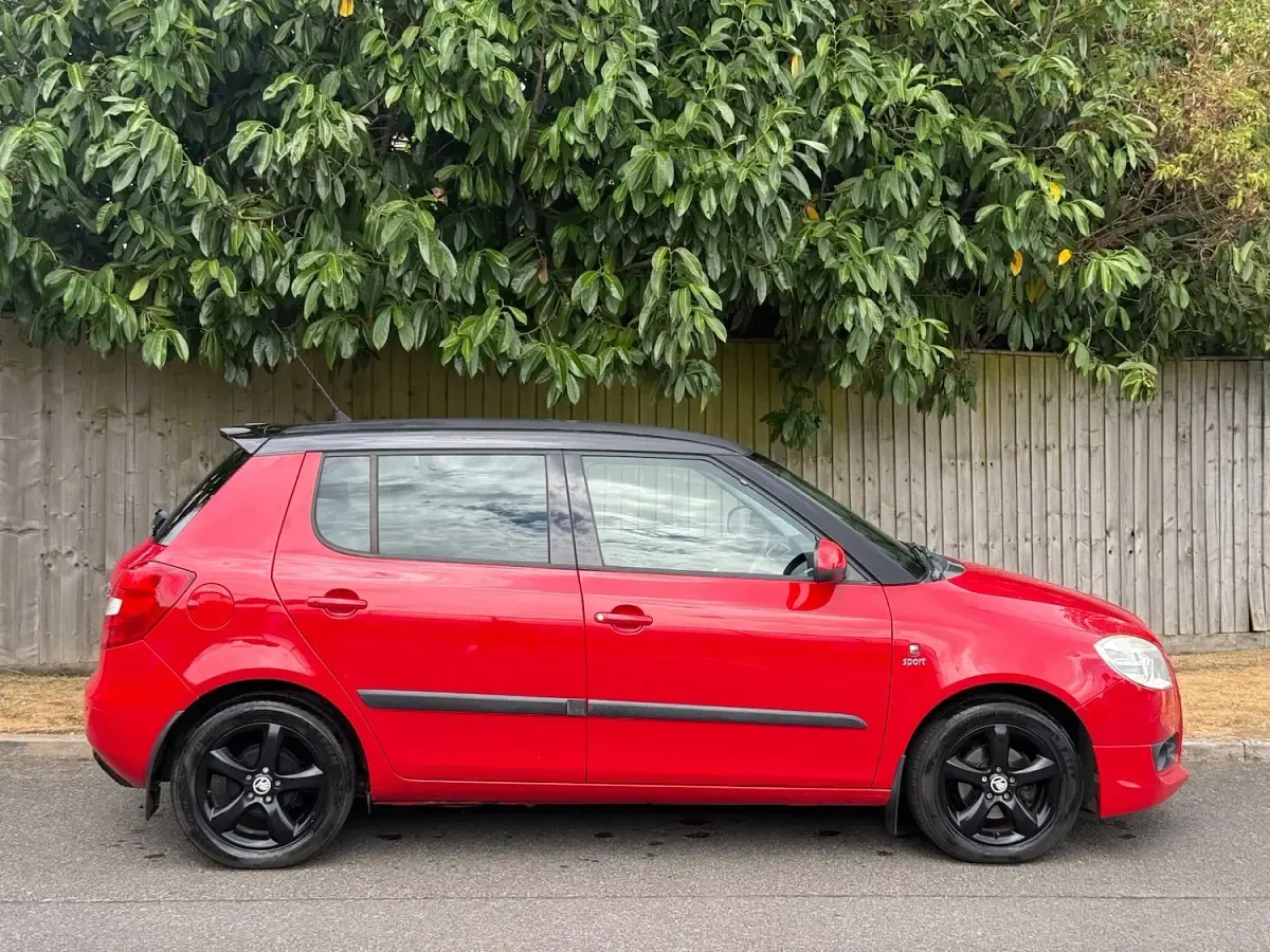 Used Skoda Fabia Sport 2009 Red Hatchback