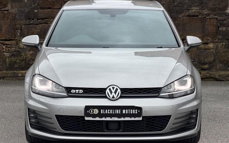 Used VW Golf VII GTD 184 HP (135 kW) 2014 Silver Hatchback