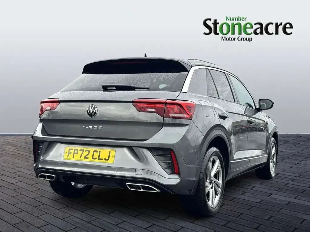 Used VW T-Roc R-line 150 HP (110 kW) 2022 Grey SUV