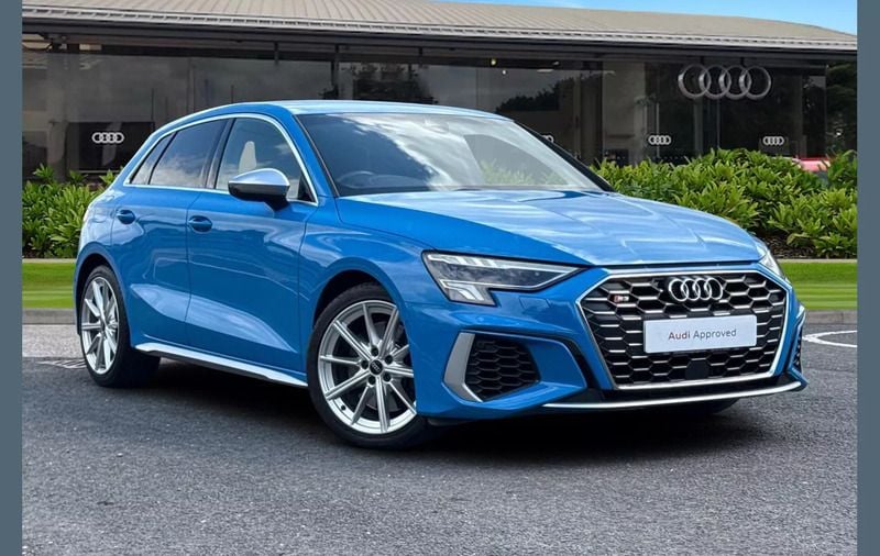 Blue Used 2022 Audi S3 Comfort Hatchback | £28,845 (Super price) - Image 1/4