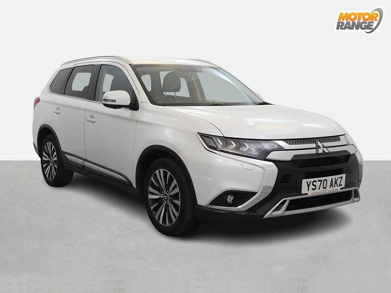 White Used 2020 Mitsubishi Outlander SUV | £19,695 (A bit pricey) - Image 1/4