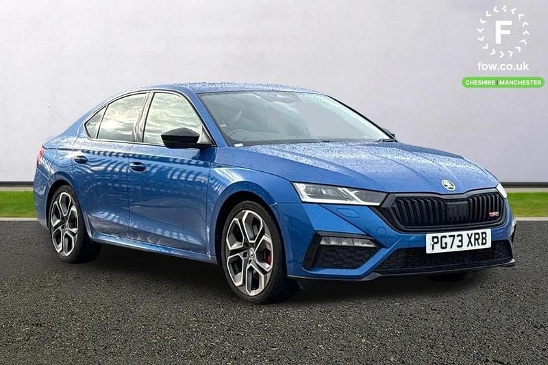 Blue Used 2023 Skoda Octavia vRS Hatchback | £24,799 (Fair price) - Image 1/4