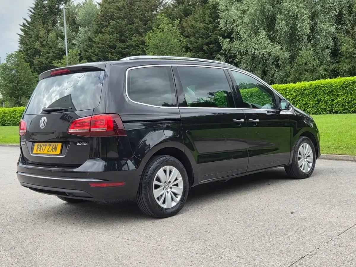 Used VW Sharan SE 150 HP (110 kW) 2017 Black MPV