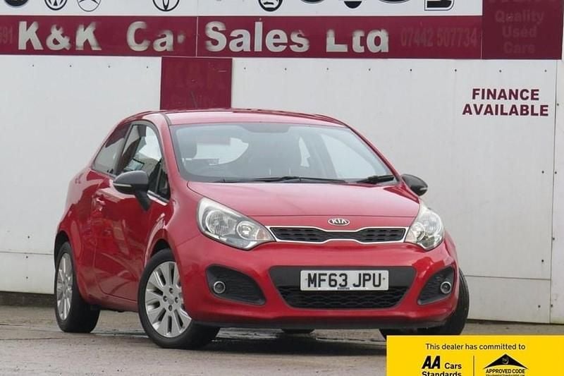 Used Kia Rio 84 HP (61 kW) 2013 Red Hatchback