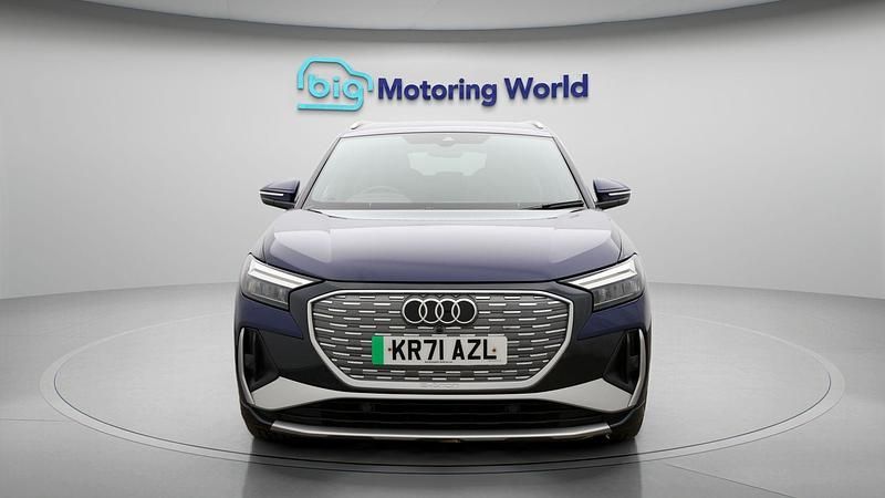 Used Audi Q4 e-tron S-Line 150 kW (204 HP) 2021 Blue SUV