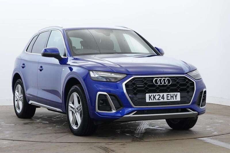 Blue Used 2024 Audi Q5 S-Line SUV | £39,690 (Fair price) - Image 1/4