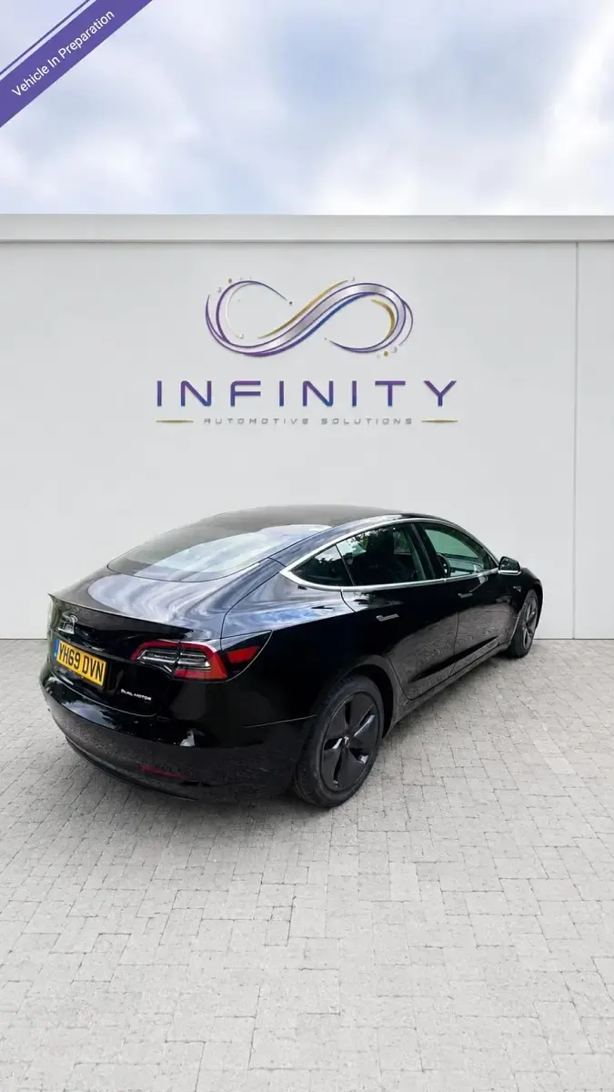 Used Tesla Model 3 Long Range AWD 75 kW (102 HP) 2019 Black Sedan